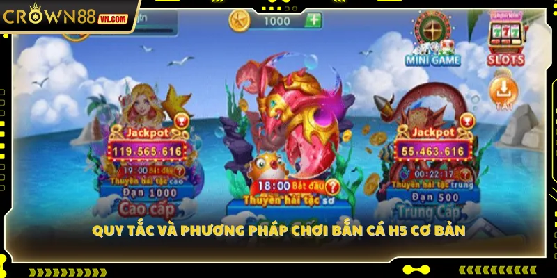 Quy tắc và phương pháp chơi Bắn Cá H5 cơ bản